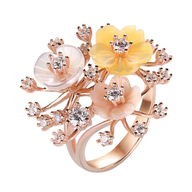 Fleur d’Argent – Anel Élodie - GLAVHORY