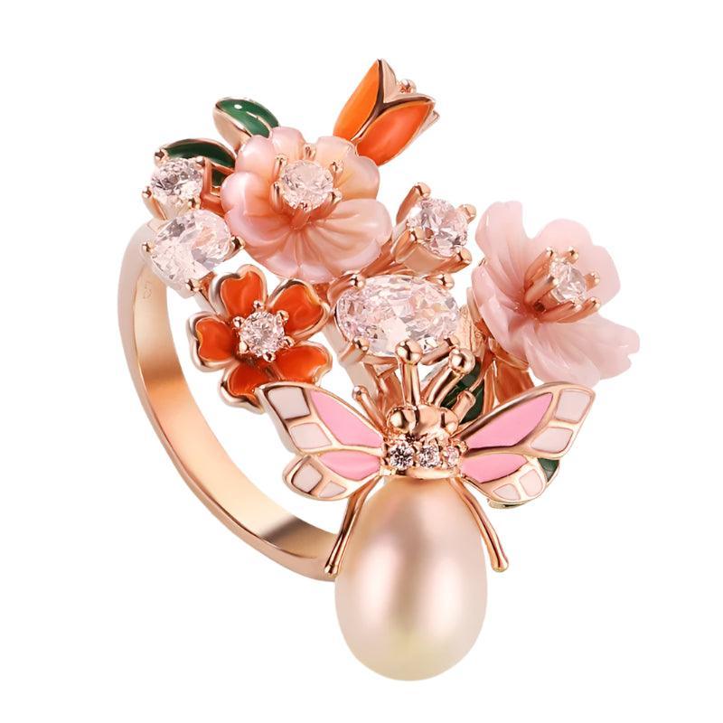 Fleur d’Argent – Anel Amélie - GLAVHORY