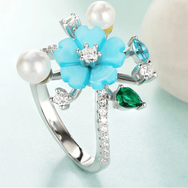 Fleur d’Argent – Anel Lumière - GLAVHORY