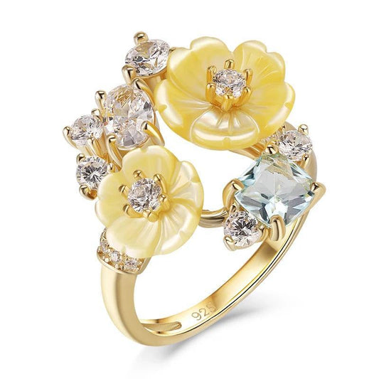 Anel Fleur d’Argent - GLAVHORY