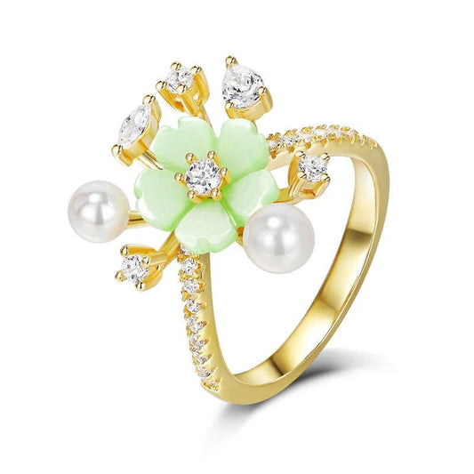 Fleur d’Argent – Anel Lumière - GLAVHORY