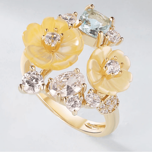 Anel Fleur d’Argent - GLAVHORY