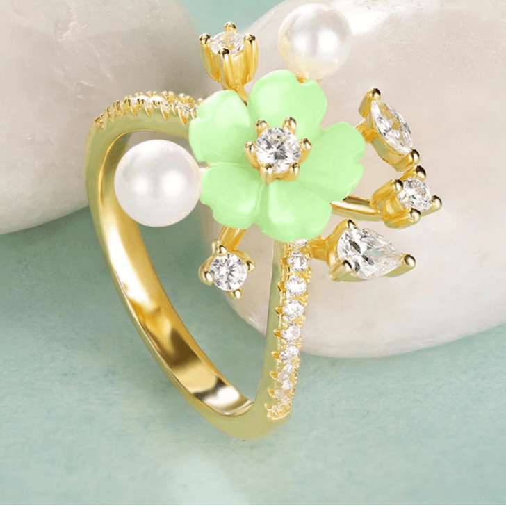 Fleur d’Argent – Anel Lumière - GLAVHORY