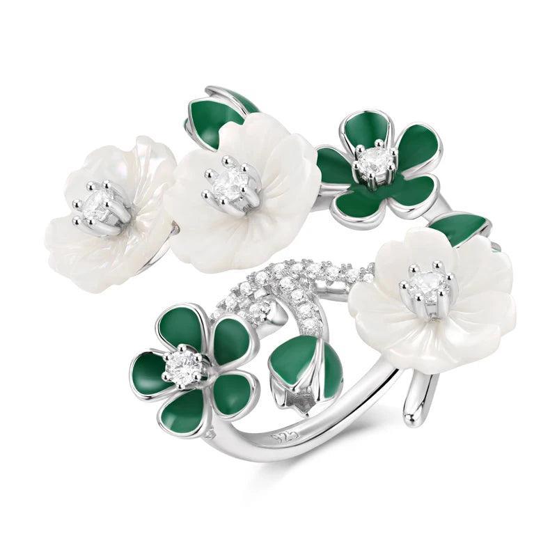 Fleur d’Argent – Anel Élise - GLAVHORY