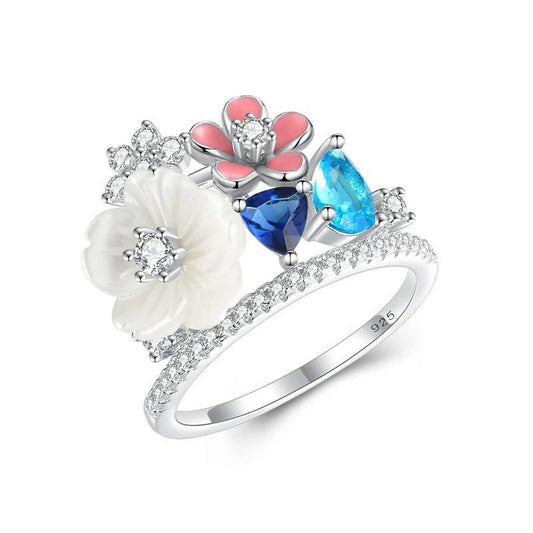 Fleur d’Argent – Anel Éclat - GLAVHORY